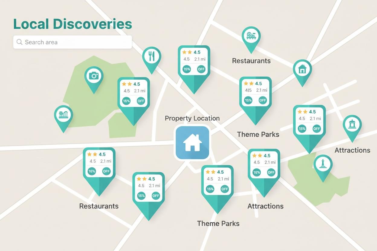 Help Guests Discover the Area feature for MyGuestWiFi accommodation portals